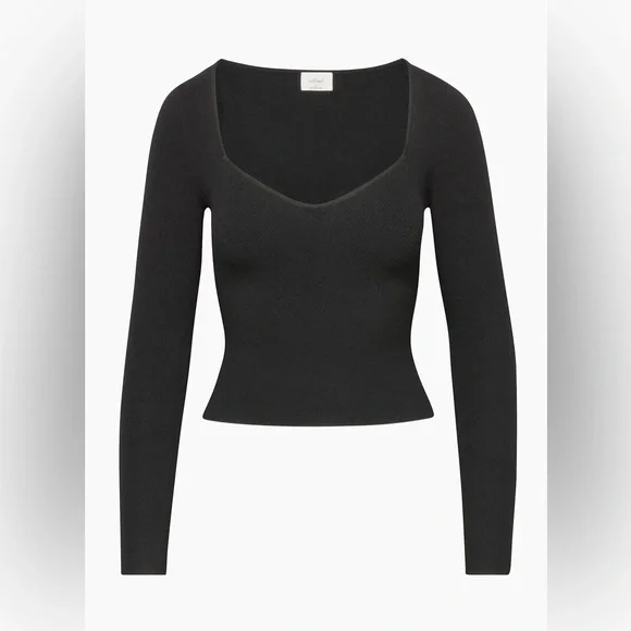 Aritzia Wilfred Tuscany Cropped Sweater - Picture 6 of 16